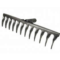 Граблі виті з нержавіючої сталі на 12 зубів